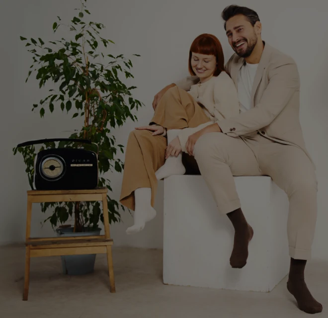 Wähle ein Paar Socken für dich