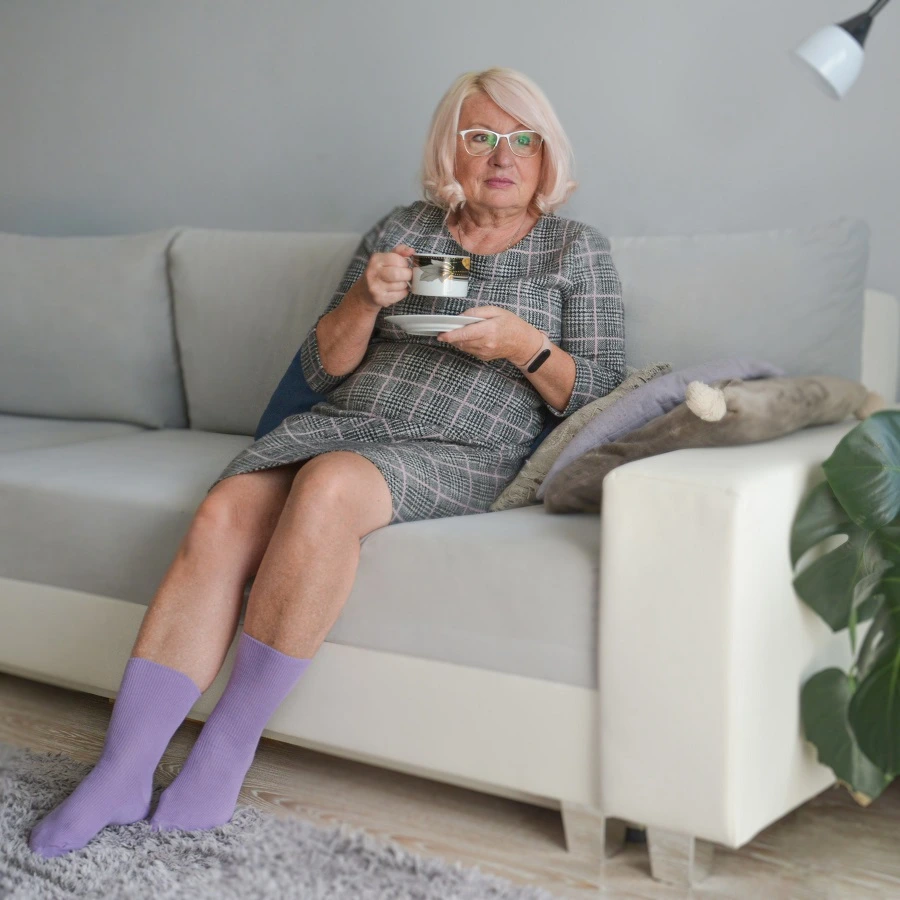 Socken ohne Gummi für Damen und Herren