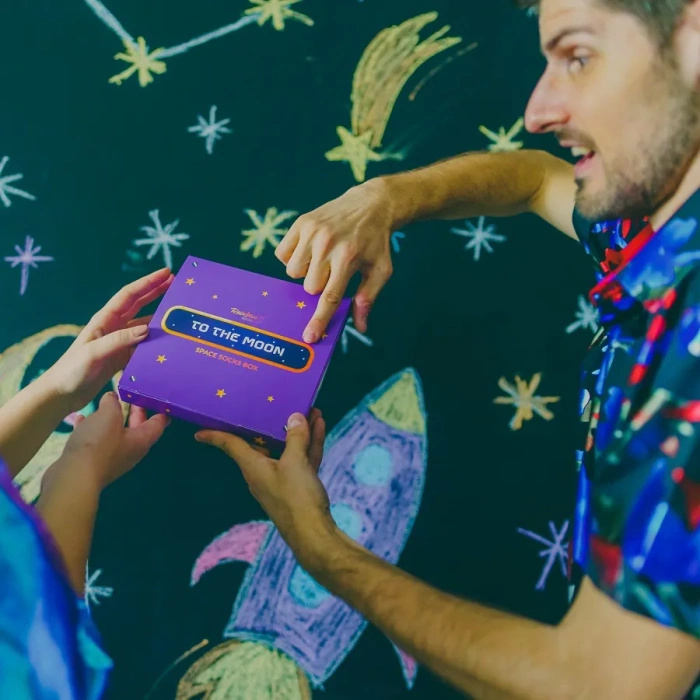 Weltraum Socken Box – Für den Fan der Astronomie
