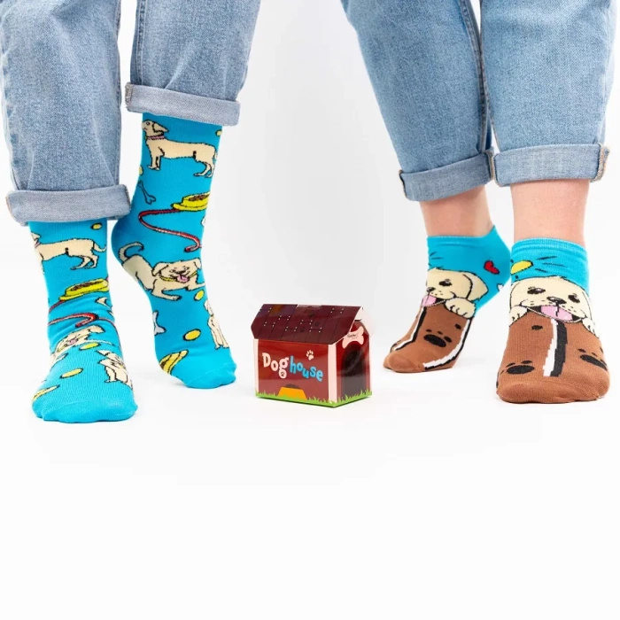 Hundehütten Socken Geschenk für Hundefans