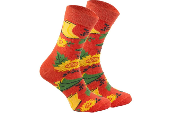 Baumwollsocken Sonnenblume 1 Paar