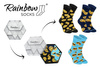 Emoji socken box schwarz blau dunkelblau 3 paar