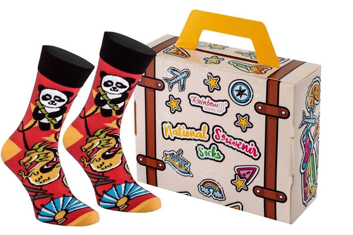 National Socken Box Asien 1 Paar