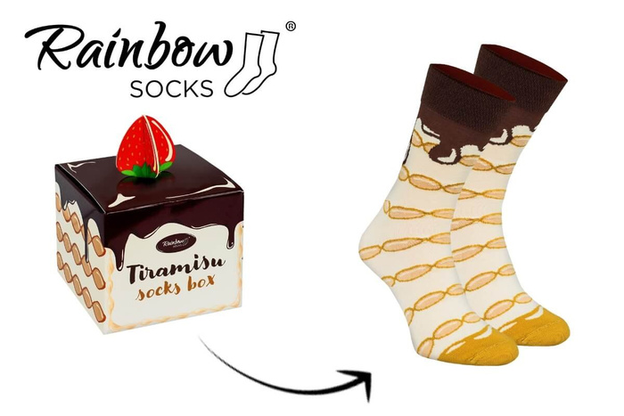 Tiramisu Socken Box 1 Paar