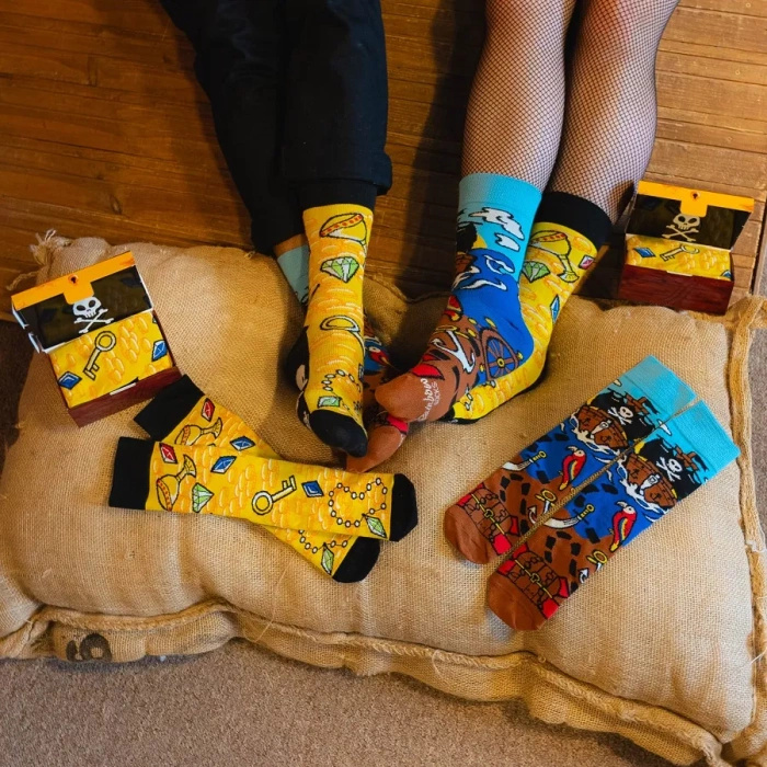 Piraten Schatztruhe Socken