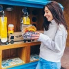 Food Truck Socken Box Burger und Bier