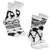 Schwarz-Weiß Tiere Socken Box Pinguin Orca