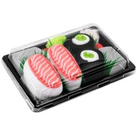 Sushi Socken Box 2 Paar Lachs Gurken Maki