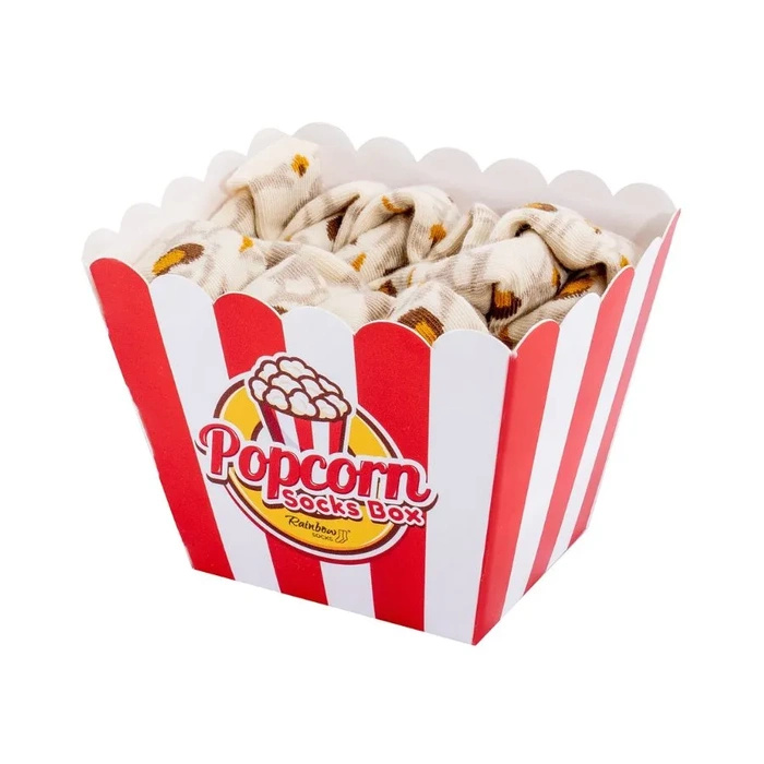 Popcorn-Socken Box