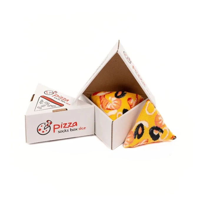 Pizza Socken Box Stück 1 Paar