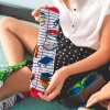 Kindersocken aus Baumwolle mit Schulmotiven – Literatur