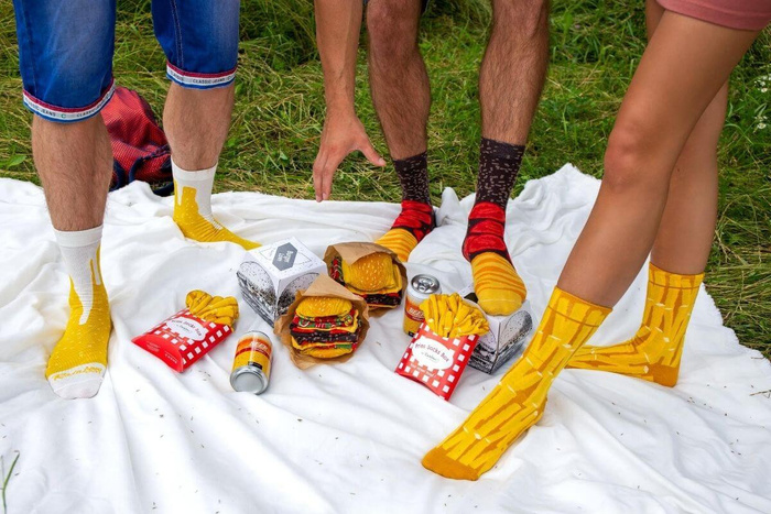 Mahlzeit socken box 5 paar