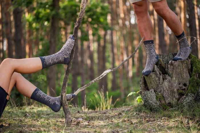 Baumwollene Socken Schlauch 1 Paar