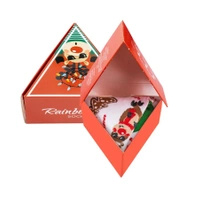 Weihnachts-Rentier-Socken-Box