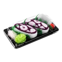 Sushi Socken Box 1 Paar Oktopus Violett