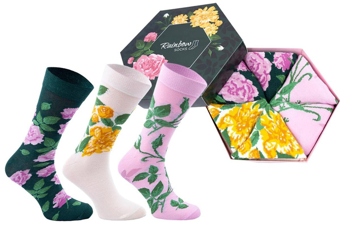 Blume socken box 3 paar