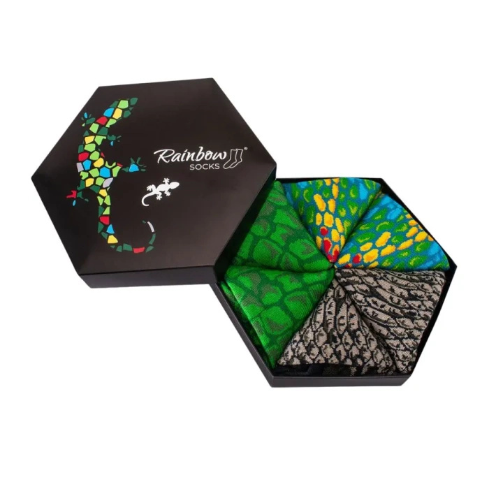 Reptilien Socken Box