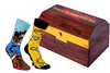 Piraten Schatztruhe Socken Box 2 Paar