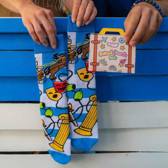 Nationale Socken Box Griechenland
