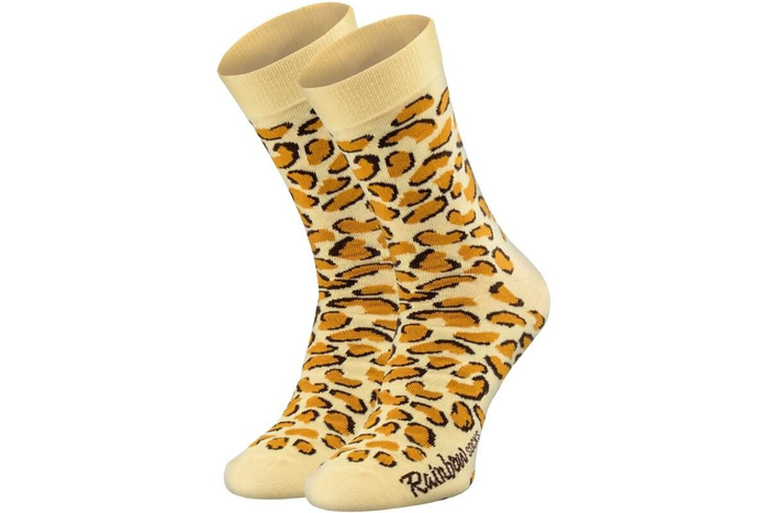 Baumwollene socken cheetah 1 paar