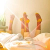 Croissant Socken Box Himbeere