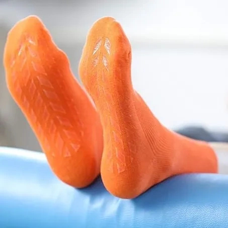 Bunte Herrensocken ohne Gummi mit Anti-Rutsch-Sohle 8 Paar