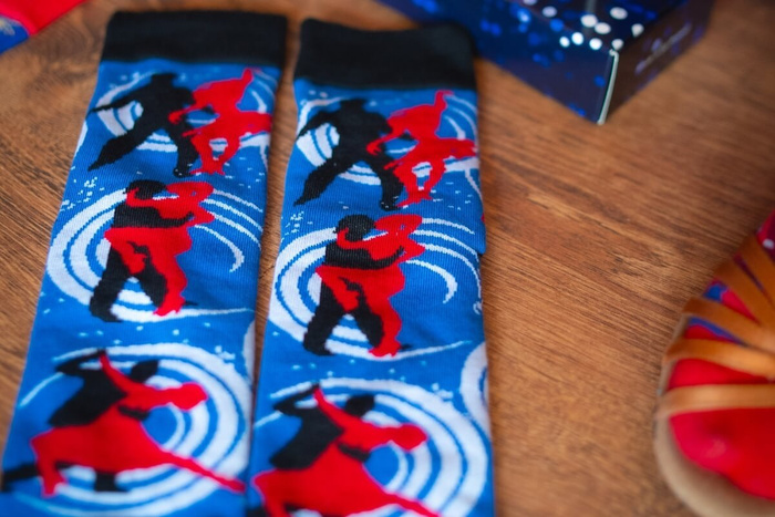 Dance With Me Socken Box für einen Tänzer 2 Paar