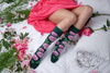 Baumwollene Socken Rosen 1 Paar