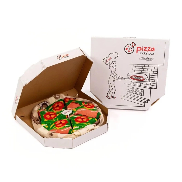 Pizza Socken Box Italienisch