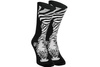 Schwarze und weisse baumwollene socken zebra 1 paar