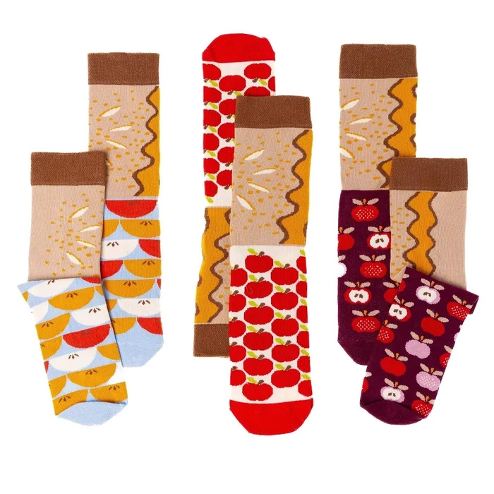 Apfelkuchen Socken Box