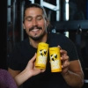 Energy Drink Sport Socken in der Dose