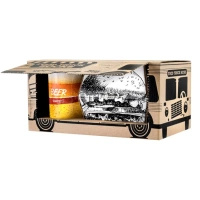 Food Truck Socken Box Burger und Bier