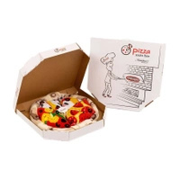 Pizza Socken Box Capricciosa Peperoni Vegetarisch