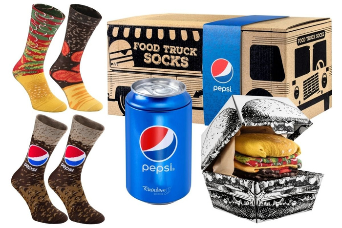 Pepsi x Rainbow Socken Food Truck 3 paar