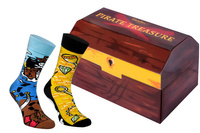 Piraten Schatztruhe Socken Box 2 Paar