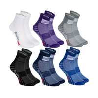 Dunkle Baumwoll-Sport-Socken für Damen 6 Paar