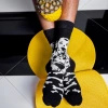 Schwarz-Weiß Tiere Socken Box Dalmatiner Kuh