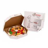 Pizza Socken Box Italienische Peperoni Meeresfrüchte