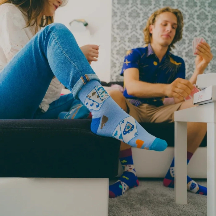 Spielkarten Socken Box